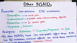 NSAIDs pharmacology part 2 Inflammation made EASY n QUICK [upl. by Eiaj]