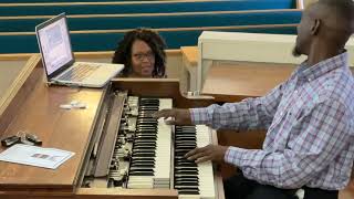 93024 WalkWithMeLord GaiterFromDecatur ￼￼hammondorgan organist learning music fyp oldsong [upl. by Nauqram900]