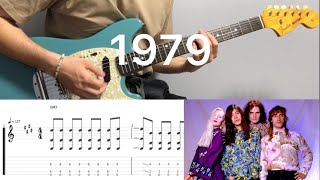 The Smashing Pumpkins  1979 guitar cover with tabs amp chords [upl. by Tegirb613]