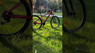 Kross Level 10 kross krossbikes trees park human green red black bicycle tire offroad [upl. by Grondin]