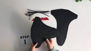 NICEDACK MTB Mudguard Installation Video Front and Rear Bicycle Mudguard Set [upl. by Hgieliak75]