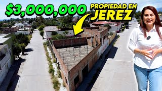 Se vende CUADRA COMPLETA en Avenida Churubusco Jerez Zacatecas [upl. by Konrad]