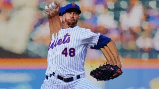 New York Mets Jacob deGrom Warms Up To Lynyrd Skynyrds Simple Man  8722 [upl. by Gino]