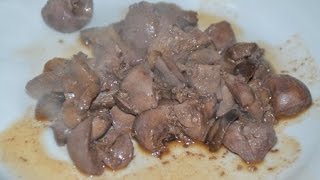 Recette cookeo  rognons aux champignons [upl. by Dante269]