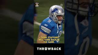 Stafford pops his shoulder out amp STILL throws gamewinning TD shorts [upl. by Truc]