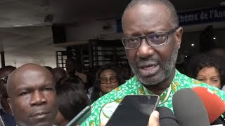 L Arrivée du président Tidjane Thiam a Bouafle président du PDCIRDA Bouafle dit oui à Tidjane [upl. by Panayiotis]