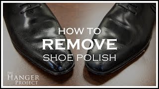 How To Remove Shoe Polish From Leather Shoes  Kirby Allison [upl. by Dlorah]