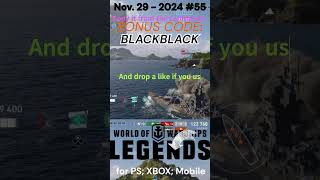 Nov29 55 WOWs Legends🎁BONUS CODE🎁  Black Friday [upl. by Rolyks]