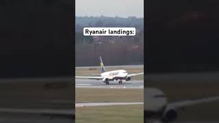 Ryanair landings be like💀💀 [upl. by Borras]