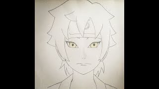 How to draw Mitsuki Boruto [upl. by Anahgem379]