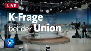 Presseclub live Wen schickt die Union als Kanzlerkandidat ins Rennen [upl. by Yeldnarb]