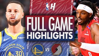 Golden State Warriors vs Portland Trail Blazers  Full Game Highlights  October 23 2024 NBA Season [upl. by Bahe]