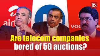 Are telecom companies bored of 5G auctions  Airtel  Jio  Vodafone idea [upl. by Lippold]