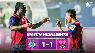 Match Highlights  Jamshedpur FC 11 NorthEast United FC  MW 13  ISL 202324 [upl. by Dilaw]