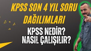 KPSS Son Dört Yıl Konu Dağılımları  KPSS nin Şifresi [upl. by Anyaled]