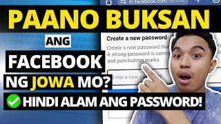 PAANO BUKSAN ANG FACEBOOK KAHIT HINDI ALAM PASSWORD HOW TO OPEN FACEBOOK ACCOUNT WITHOUT PASSWORD [upl. by Ruford565]