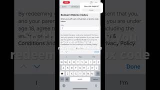 How to redeem a robux code [upl. by Olive156]