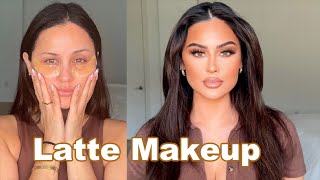 LATTE FALL MAKEUP TUTORIAL l CHRISTEN DOMINIQUE [upl. by Nnanaej]