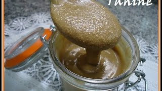 Crema de Sésamo o Ajonjolí Tahine como prepararla fácil y rápido en casa [upl. by Bilow941]