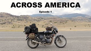 Motorcycling Across America US  EP1  NY to WA [upl. by Assylla]