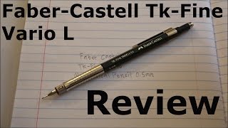 FaberCastell TkFine Vario L Review [upl. by Ayot]