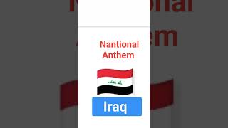 Iraq Flag and National Anthem viralvideo shortsshortvideo [upl. by Eskil217]