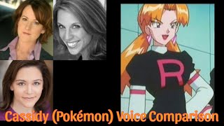 Cassidy Voice Comparison Pokémon [upl. by Eirrod]