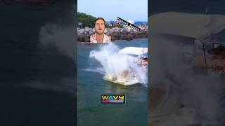 Another pontoon boat disaster Captain Reacts Credit WavyBoats boat sailing boatlife [upl. by Okier]