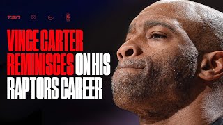 Vince Carter overcome with emotion as he reminisces on career with Raptors [upl. by Misti]