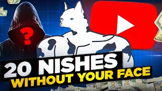 Top 10 Niches To Make Money on YouTube Without Showing Your Face by DOG [upl. by Kcirttap]