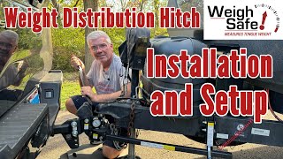 Weigh Safe Hitch Installation and Initial Setup  Better RV Towing [upl. by Llednyl]