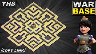 NEW BEST TH8 Base 2020 COC Town Hall 8 TH8 war Base  Clash of Clans [upl. by Worth]