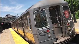 R68 D train at 9th Avenue June 2021 [upl. by Tanner669]