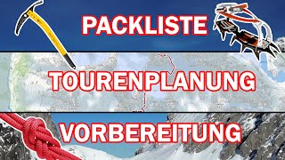 Das benötigst du bei einer Hochtour Ausrüstung Tourenplanung Verhalten [upl. by Nuyh]