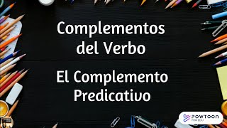 Complementos del Verbo El Complemento Predicativo [upl. by Miko280]