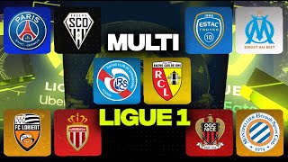 🔴 MULTIPLEX LIGUE 1  PSGANGERS  TROYESOM  STRASBOURGLENS  LORIENTMONACO  NICEMONTPELLIER [upl. by Brittan57]