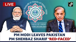 SCO Summit 2023 PM Modi leaves Pakistan PM Shehbaz Sharif ‘redfaced’ on crossborder terrorism [upl. by Berard]