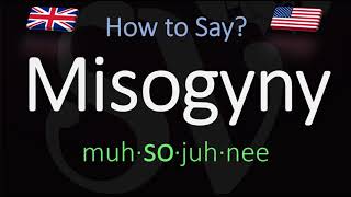 How to Pronounce Misogyny CORRECTLY Meaning amp Pronunciation [upl. by Noxas352]