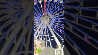 Benidorm big wheel 🛞🎡 benidorm fiestas bigwheels [upl. by Daahsar598]