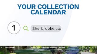 Your collection calendar  sherbrookecacollectes [upl. by Ayanet]