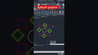 AutoCad practice Drawing  Autocad 2d tutorial for beginners  Drawing  CAD by Ankit  autocad [upl. by Cassandre518]