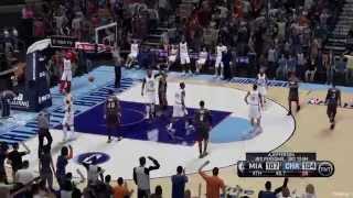 NBA Playoffs Game 3 Miami Heat VS Charlotte Bobcats 20140426 [upl. by Anwahsar]