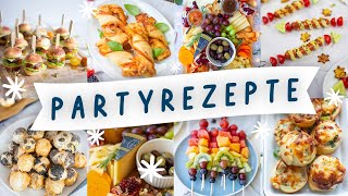 Partyrezepte Leckere Party Snacks und Fingerfood zum Vorbereiten fürs Buffet Geburtstag Silvester [upl. by Lettie531]