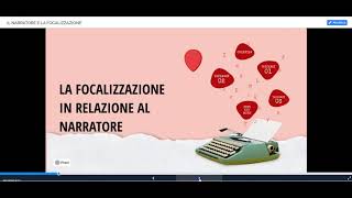 IL NARRATORE E LA FOCALIZZAZIONE  VIDEO LEZIONE ARTIGIANALE [upl. by Pachton748]