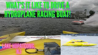 Whats it like to ride in a Hydroplane Racing boat [upl. by Ennaitsirhc]