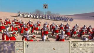 Rome Total War Battles 3  Cataphracts vs Legionary First Cohort [upl. by Alyakem]