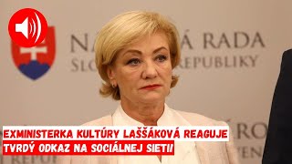 TIETO SLOVÁ NIKTO NEČAKAL Exministerka kultúry Laššáková reaguje na aktuálne dianie [upl. by Franciscka377]