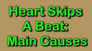 Heart Skips A Beat Main Causes [upl. by Ethyl758]