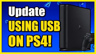 How to Update PS4 System Software using USB Drive Easy Method [upl. by Socher]