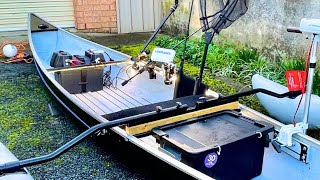 FISHING CANOE MODIFICATIONS 🛶🎣  FULL Modification Anchor and Electronic Rundown [upl. by Ag897]